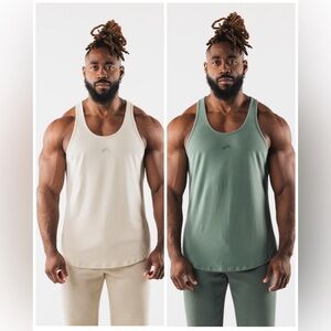 Alphalete Men Wolf Head Tank Top Bundle Size M